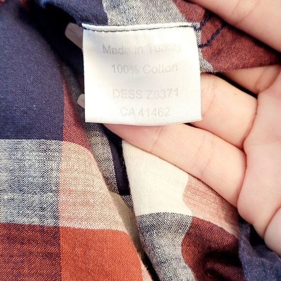 BZR Bruuns Bazaar Plaid Button Down Shirt - Picture 5 of 6